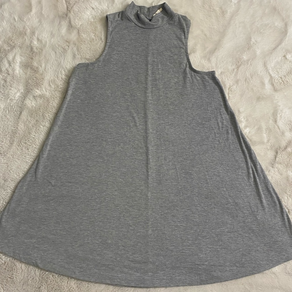 Gray Sleeveless Dress